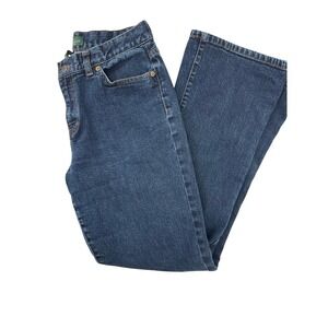 Lauren Ralph Lauren Classic Bootcut Jeans Women 6 Indigo Dark Wash Stretch Denim